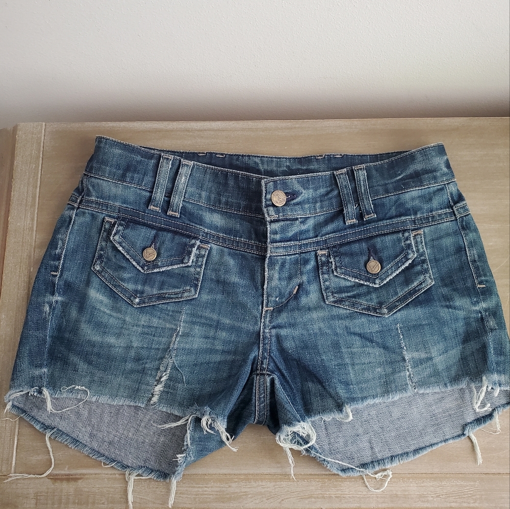 Citizens of Humanity Distressed Cutout shorts Size 28